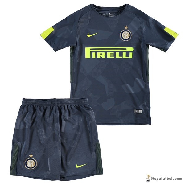 Camiseta Inter de Milán Replica Tercera Ropa Niños 2017/18